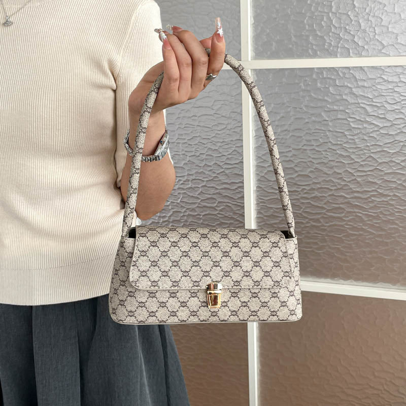 Designer gemusterte Handtasche