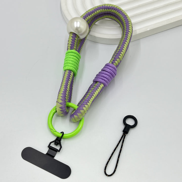 Farbenfrohes geflochtenes Handy-Lanyard-Halter Karnz