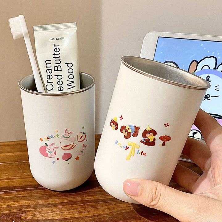 Edelstahlbecher mit Lustigem Tierdesign Karnz