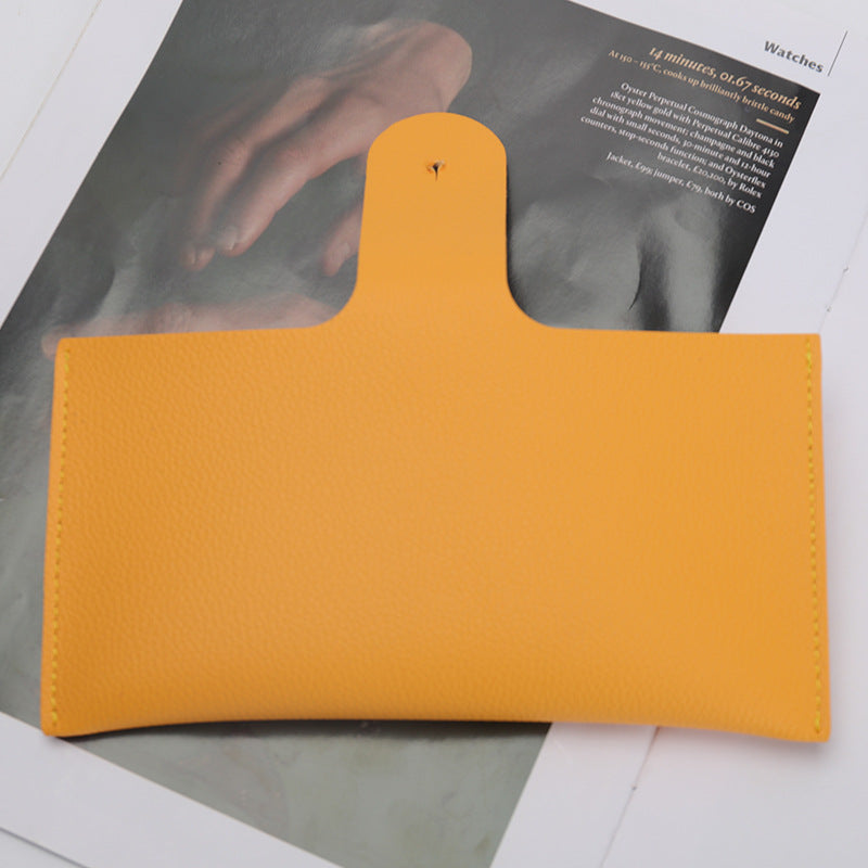 Stylische Strukturierte Leder Brieftasche Karnz