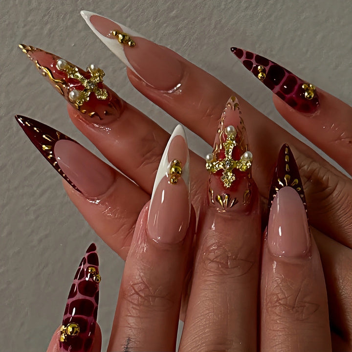 Luxe Stiletto Nagelkunstverlängerungen Karnz