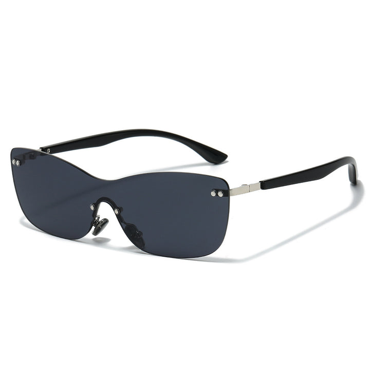 Modische Übergröße Cat-Eye Sonnenbrille Karnz