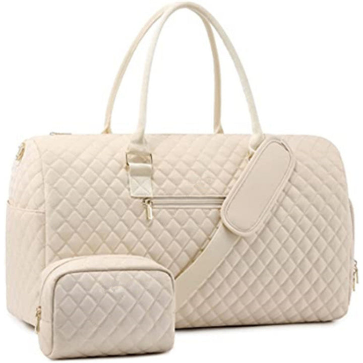 Quilted Weekender Duffle Bag Karnz