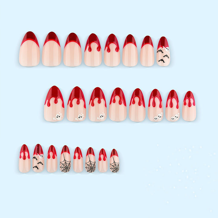 Kunstnagelset im Halloween-Stil Karnz