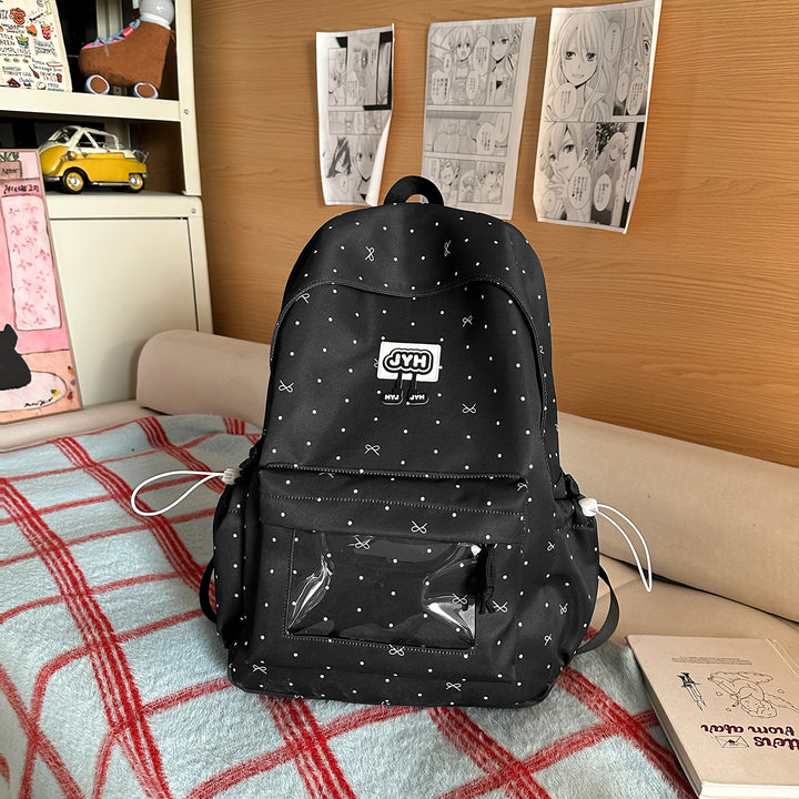 Süßer Punktemuster-Rucksack Karnz