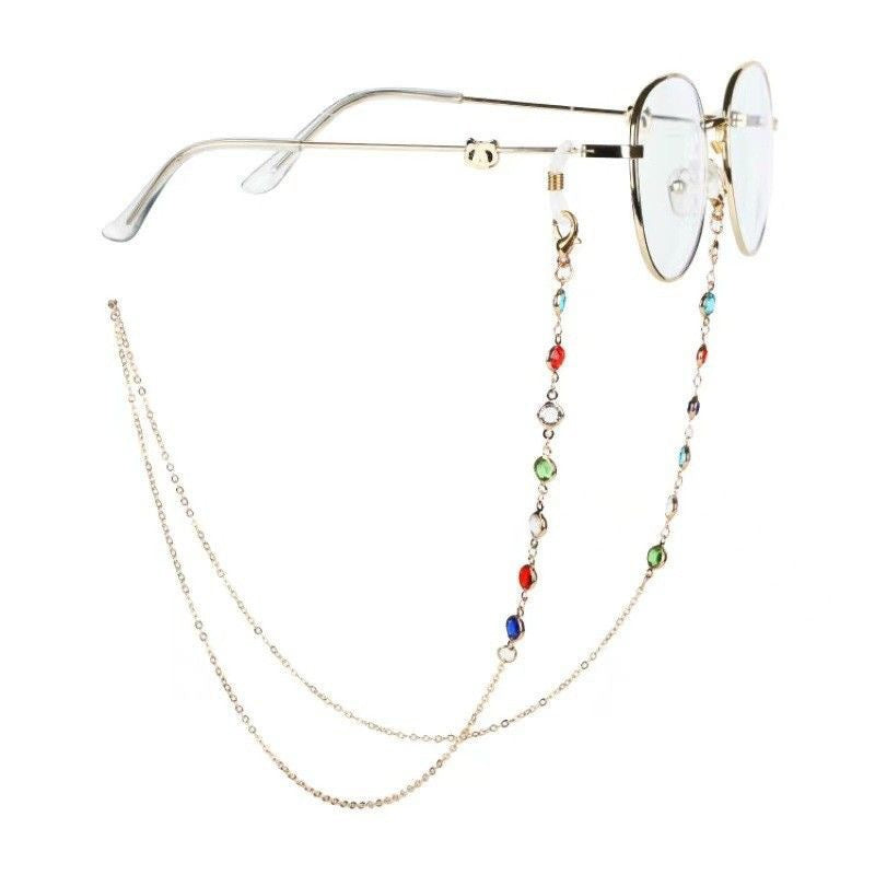Bunte Perlen Brillenband Karnz