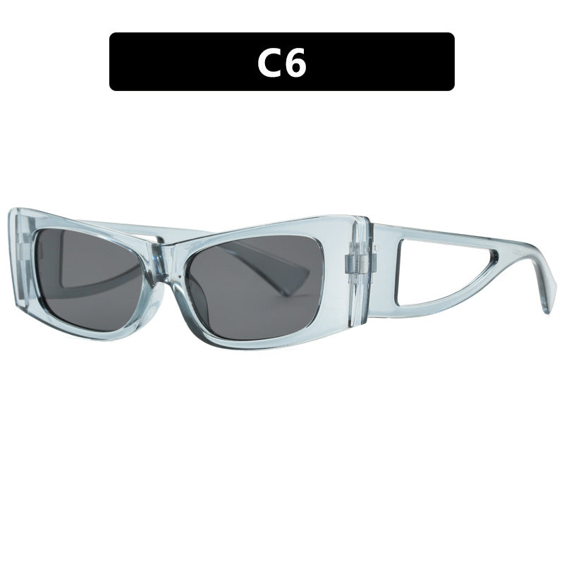 Damen trendige Sonnenbrille mit außergewöhnlichem Design und schützendem UV-Filter Karnz