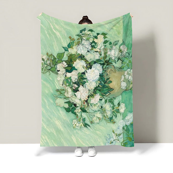 Künstlerische florale Druckdecke