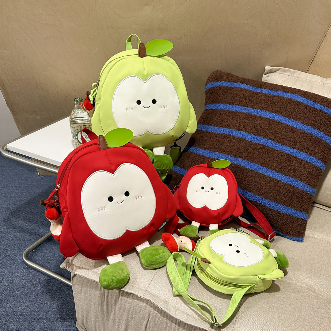 Plüsch Rucksack Im Fröhlichen Apfel-Design Karnz