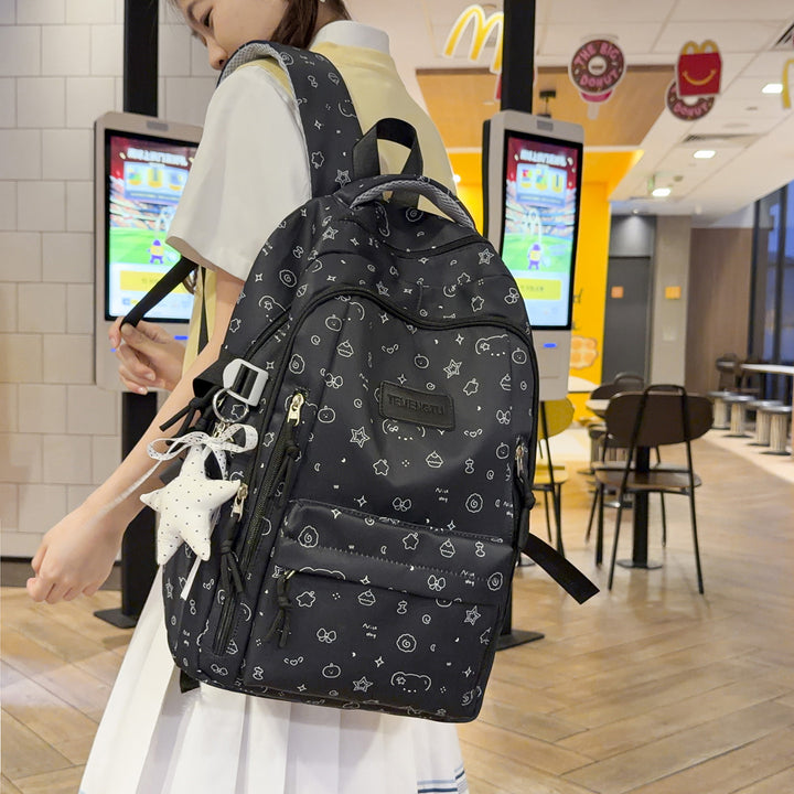Verspielter Illustrierter Rucksack Karnz