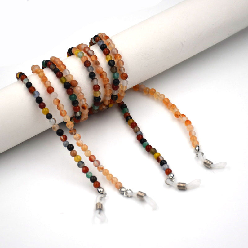Edelstein-Besetzte Brillenretainer-Kette Karnz