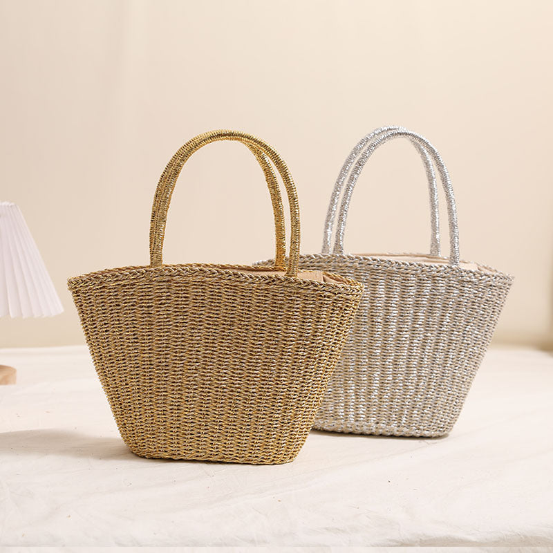 Damen Elegante Korbtasche im modernen Design Karnz
