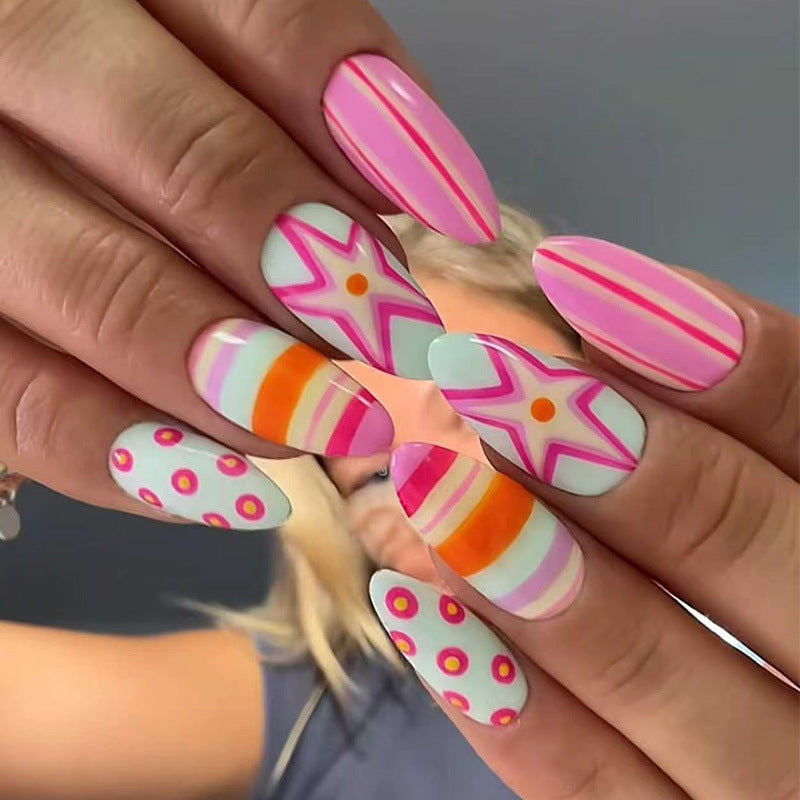 Themen Vibrant Press-On Nagelkunst Karnz