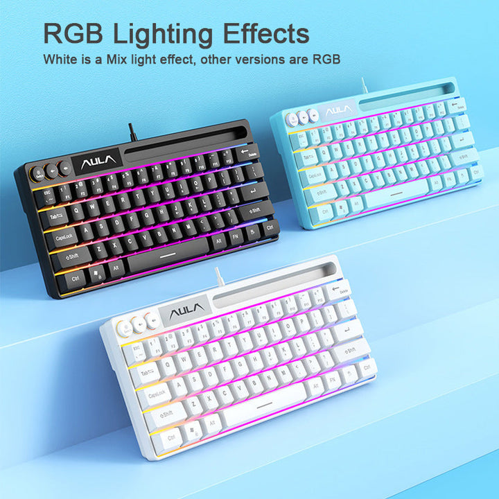 Drahtlose RGB ultraflache mechanische Tastatur Karnz