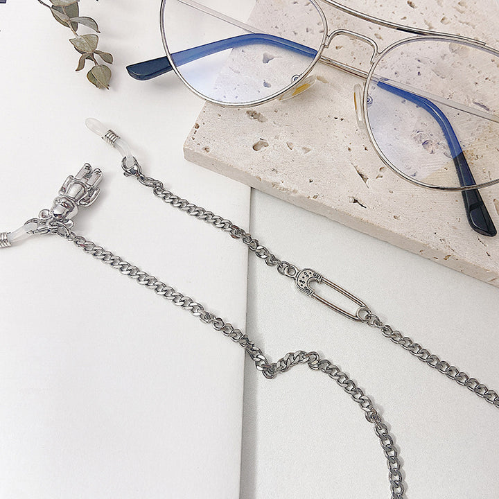 Modische Brillenhalterkette Aus Hochwertigem Edelstahl Karnz