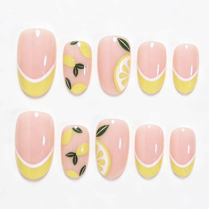 Zitrus-inspiriertes Nageldesign Karnz