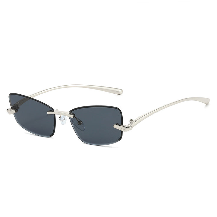 Luxuriöse Sonnenbrille mit weitem Rand Karnz