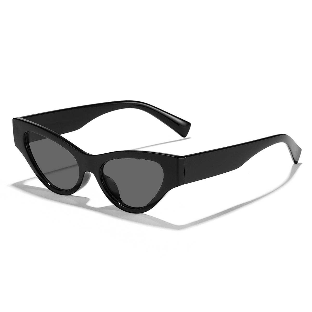 Damen Cat-Eye Sonnenbrille mit elegantem, transparentem Rahmen und UV-Schutz Karnz