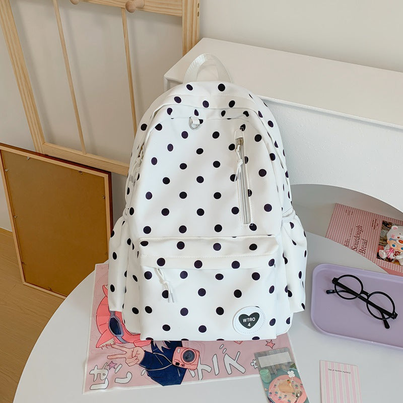 Trendy Punkte Rucksack Karnz