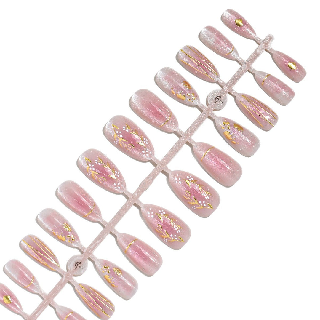 Vielseitiges Press-On Nagelkunst Set Karnz