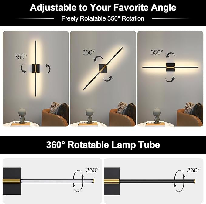 Moderne LED Wandleuchte