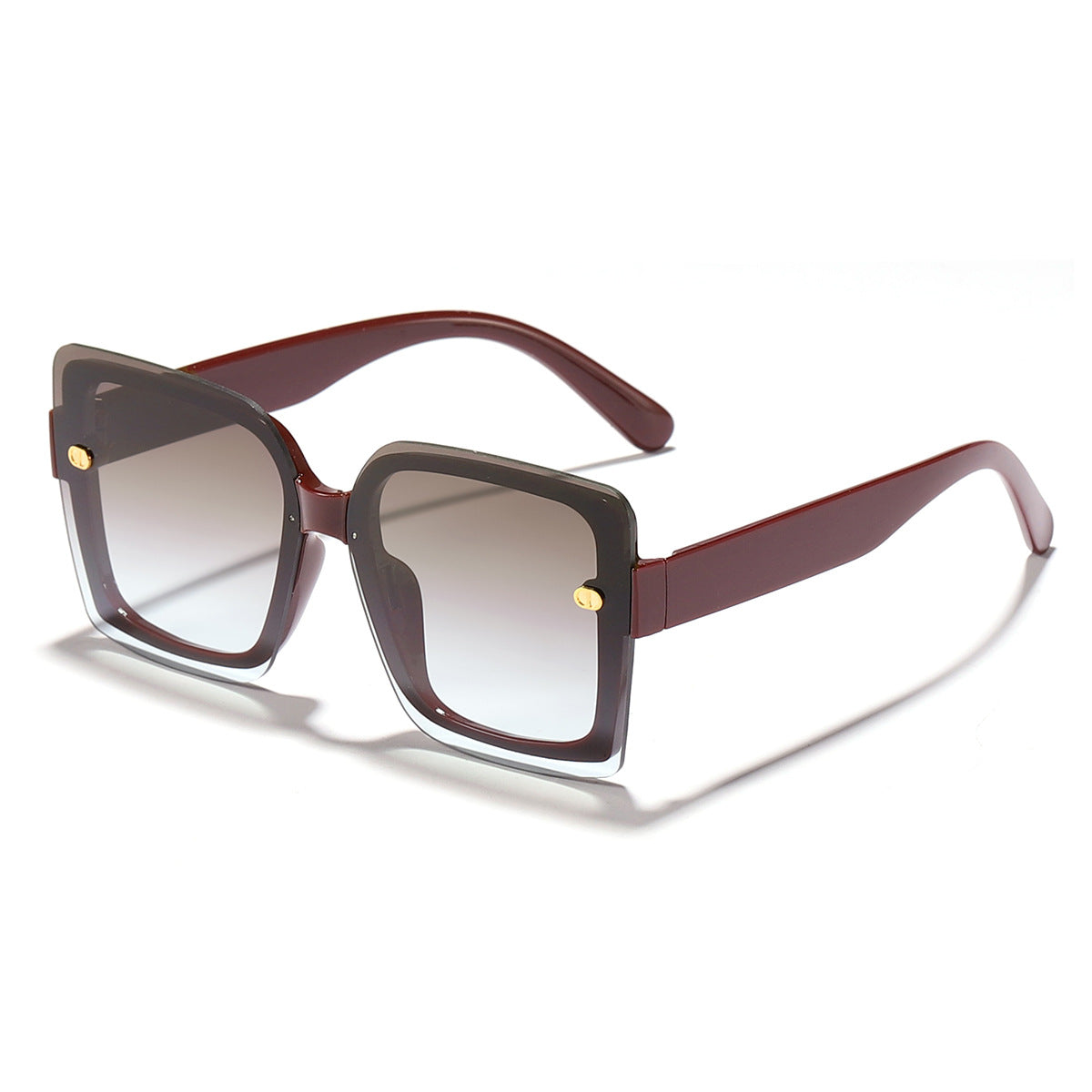 Damen modische Sonnenbrille mit quadratischem Design und hochwertigem Rahmen Karnz