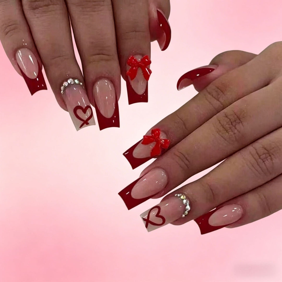 Stylisches langlebiges Press-On-Nagelset