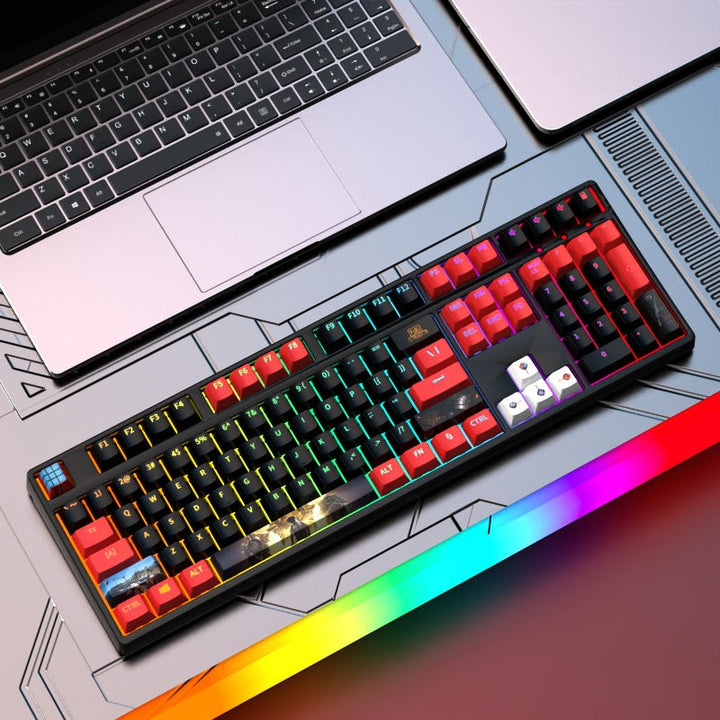 Custom Gaming-Tastatur mit RGB-Hintergrundbeleuchtung Karnz
