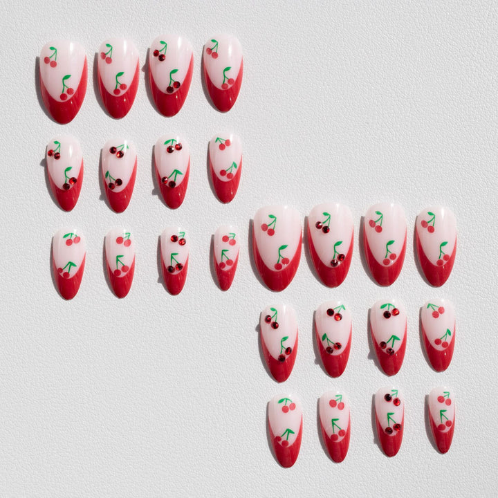 Kirschblüten Akzent Nagelkunst
