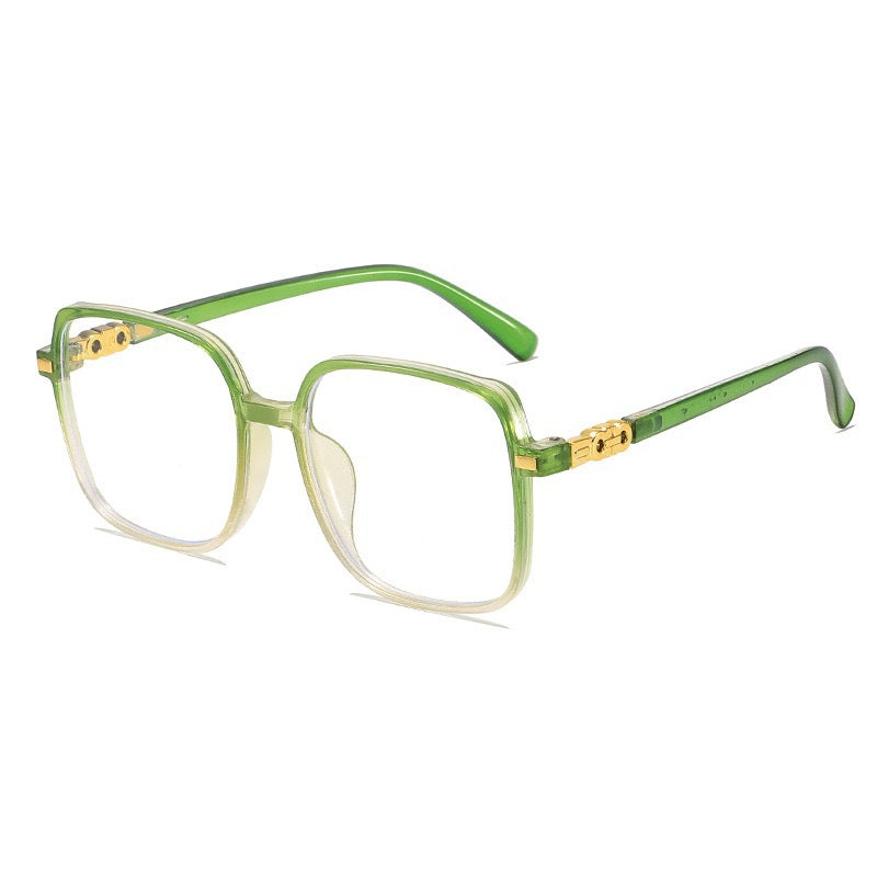 Chic Transparente Rechte Rahmen Brille Karnz