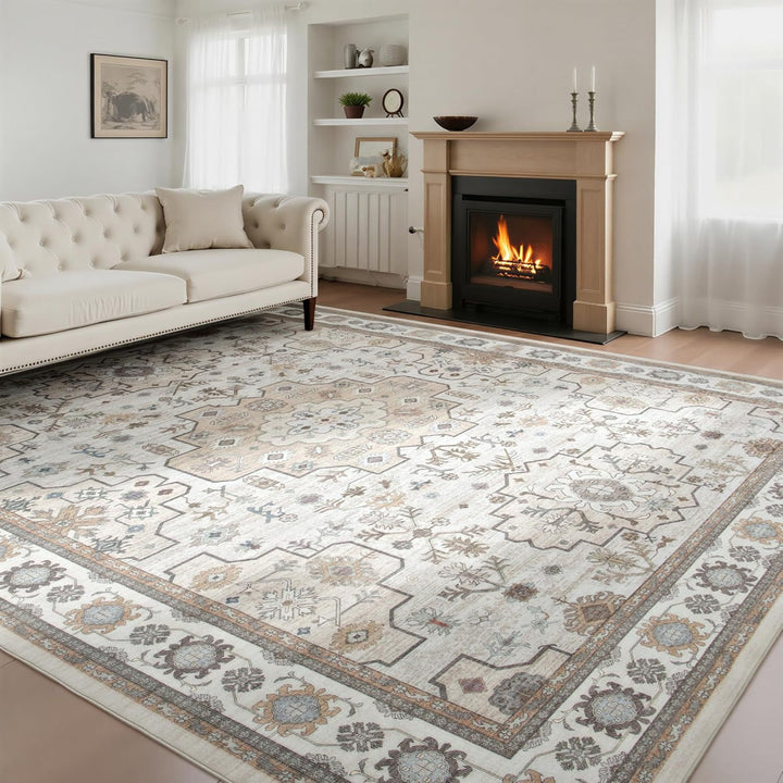 Modern Vintage-inspirierter Teppich