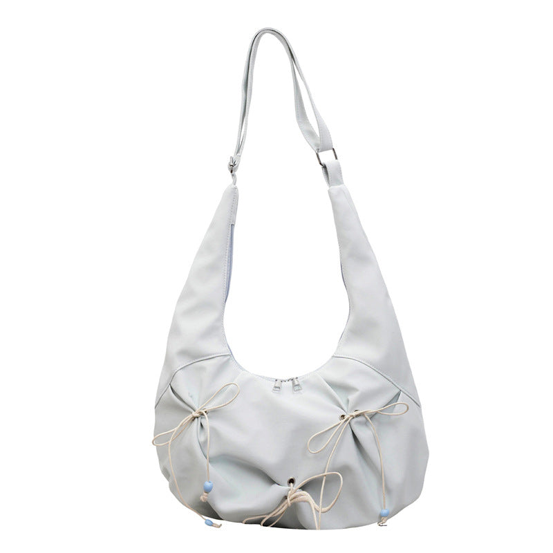 Modische weiche Stoff schlaffe Schultertasche