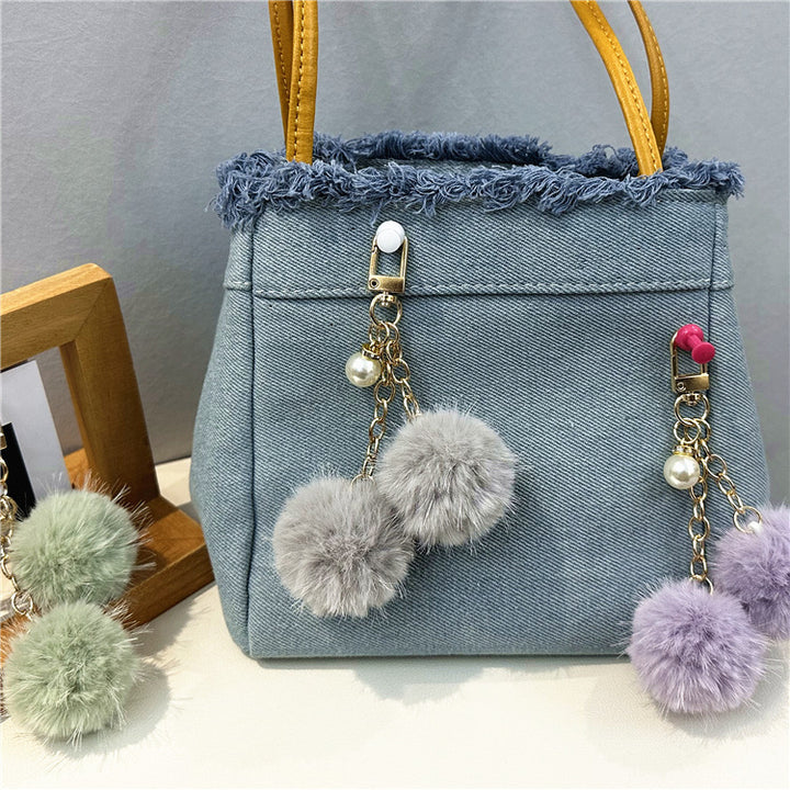 Stilvolle Denim Tragetasche Karnz
