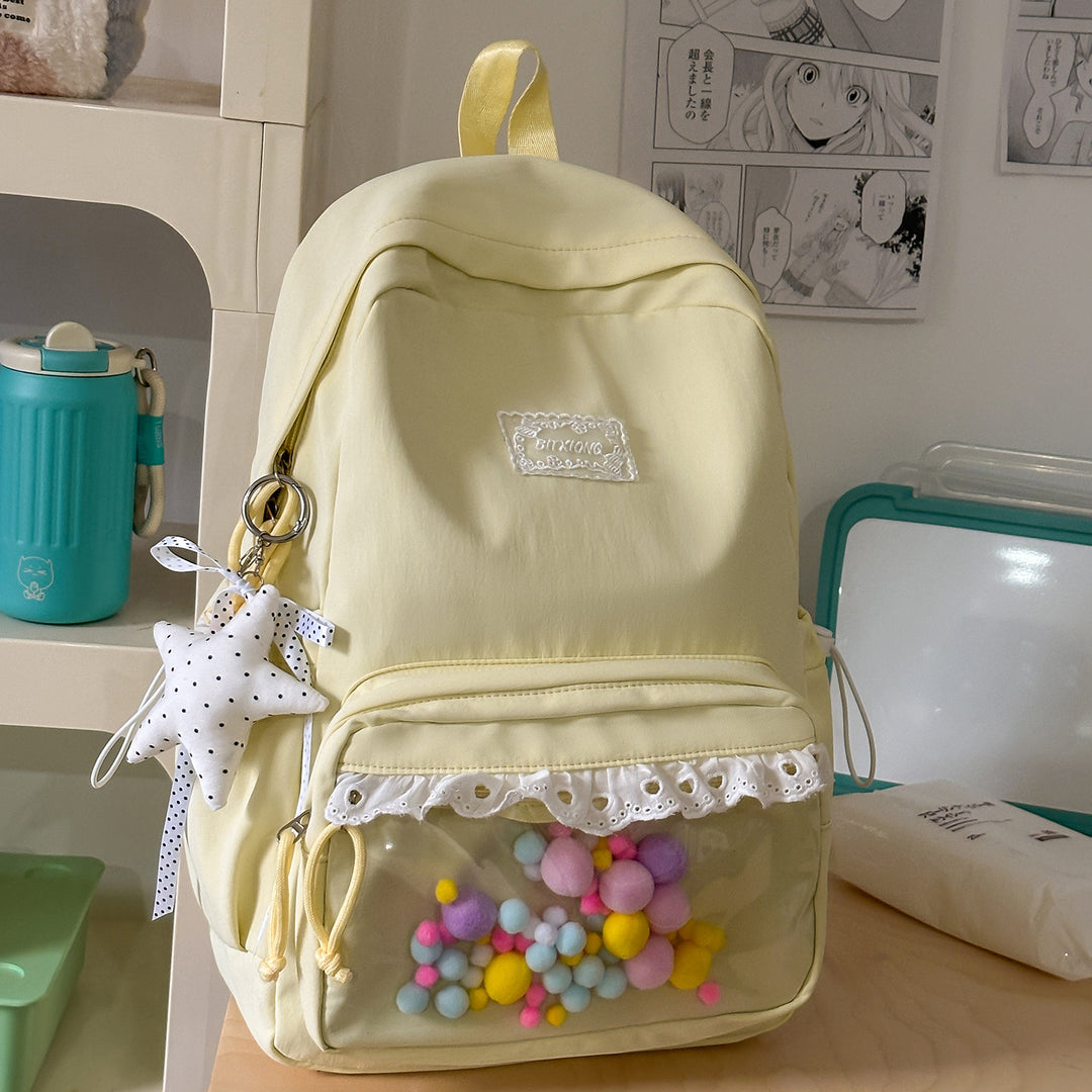Stylischer Rüsch-Rucksack Karnz