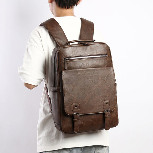Schlanker strukturierter Rucksack Karnz