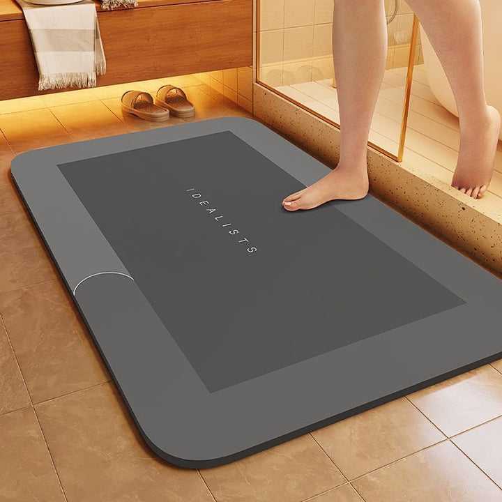 Runde Badezimmermatte
