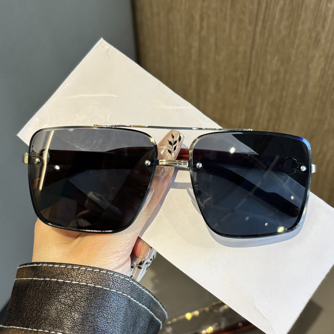 Oversized quadratische Rahmen-Sonnenbrille Karnz