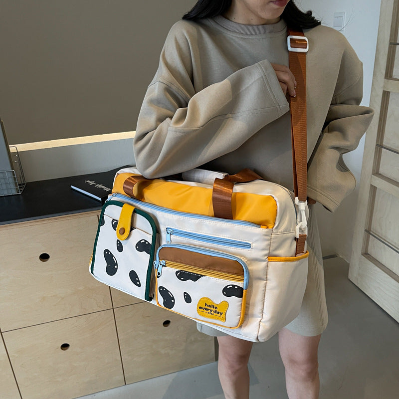 Verspielt gemusterte Reise-Duffle-Bag Karnz