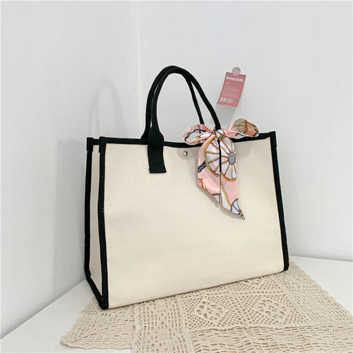 Stylische Canvas Tragetasche