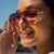 Damen modische Sonnenbrille im eleganten Aviator-Stil mit Kunststeindetails Karnz