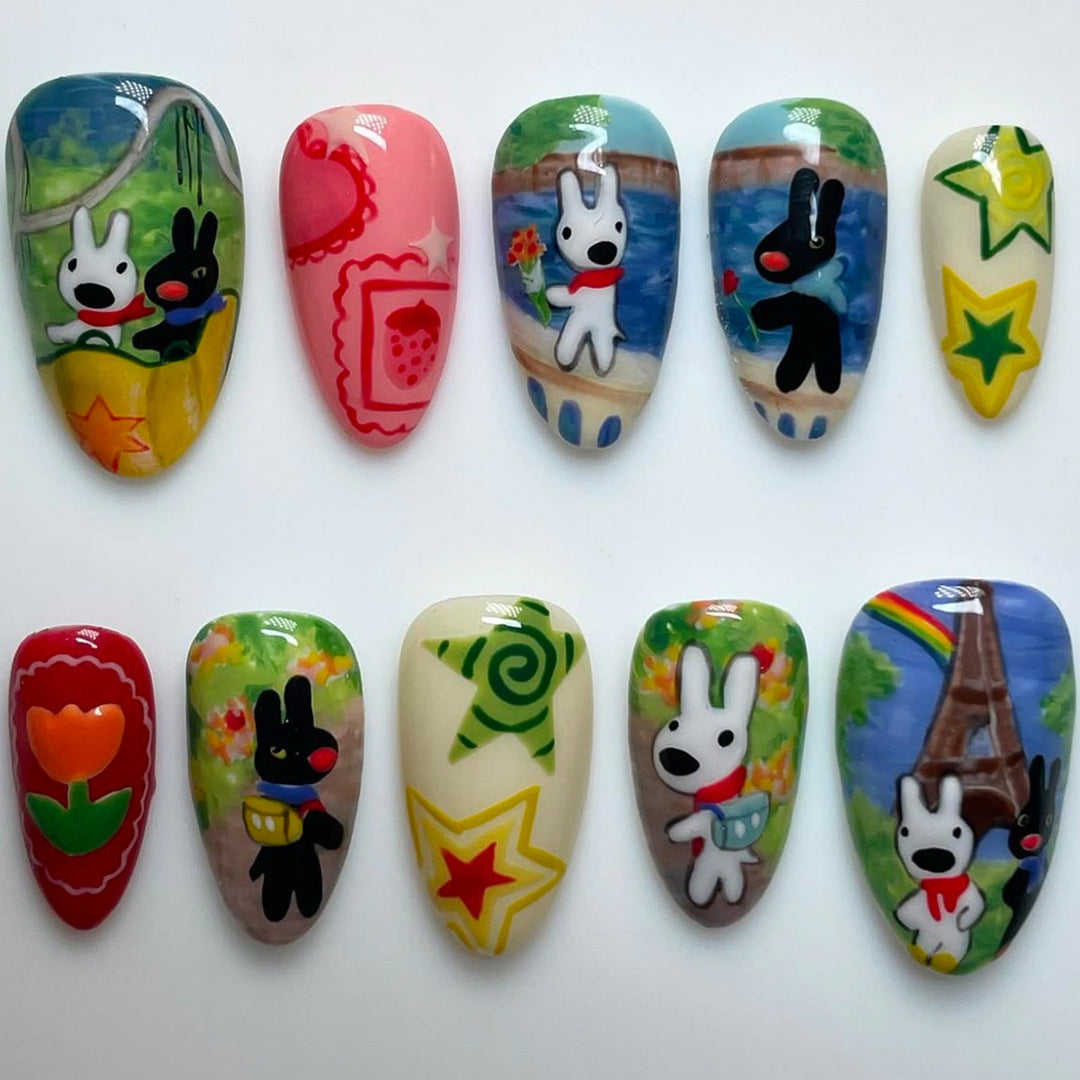Künstlerisches Nageldesign Karnz