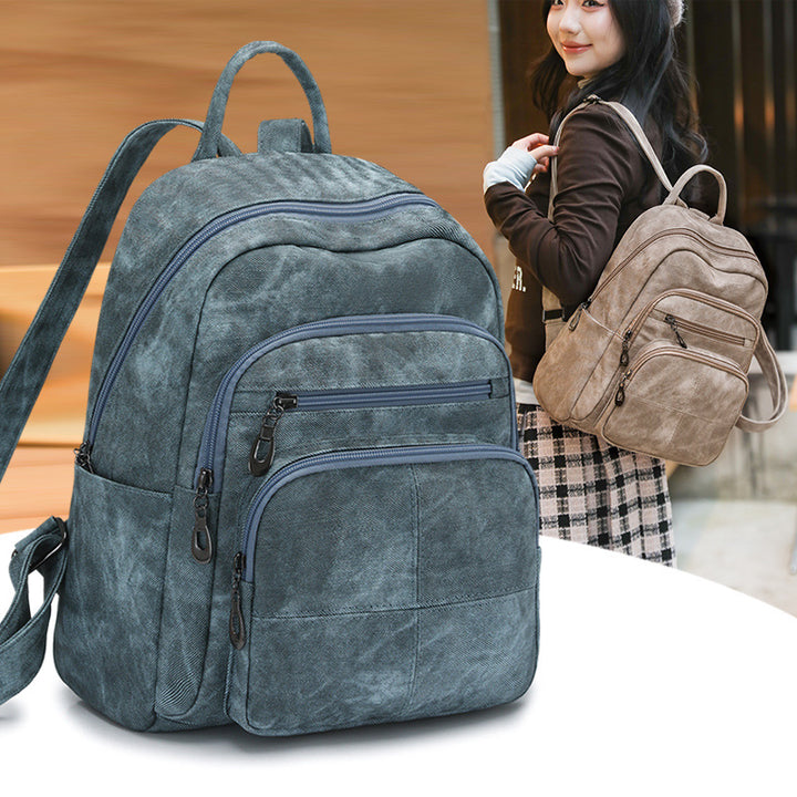 Vintage Leder Rucksack Karnz