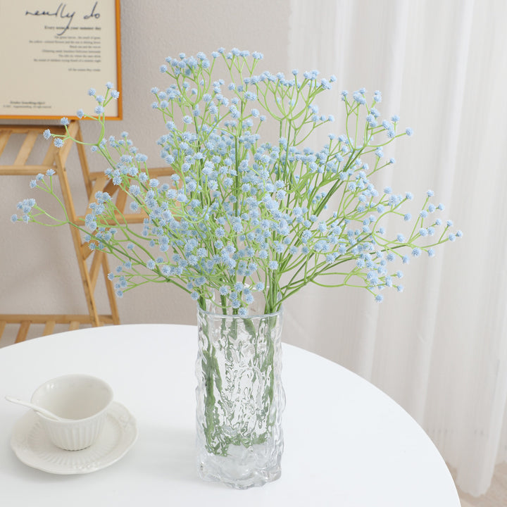Dekorativer Kunstblütenzweig mit feinen lila Blüten Karnz