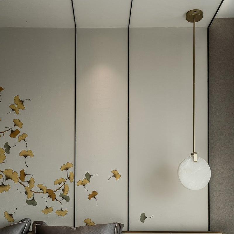 Elegante Marmor Kreis Pendelleuchte