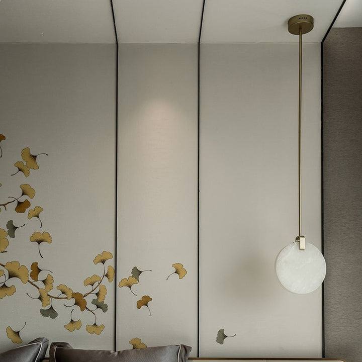 Elegante Marmor Kreis Pendelleuchte