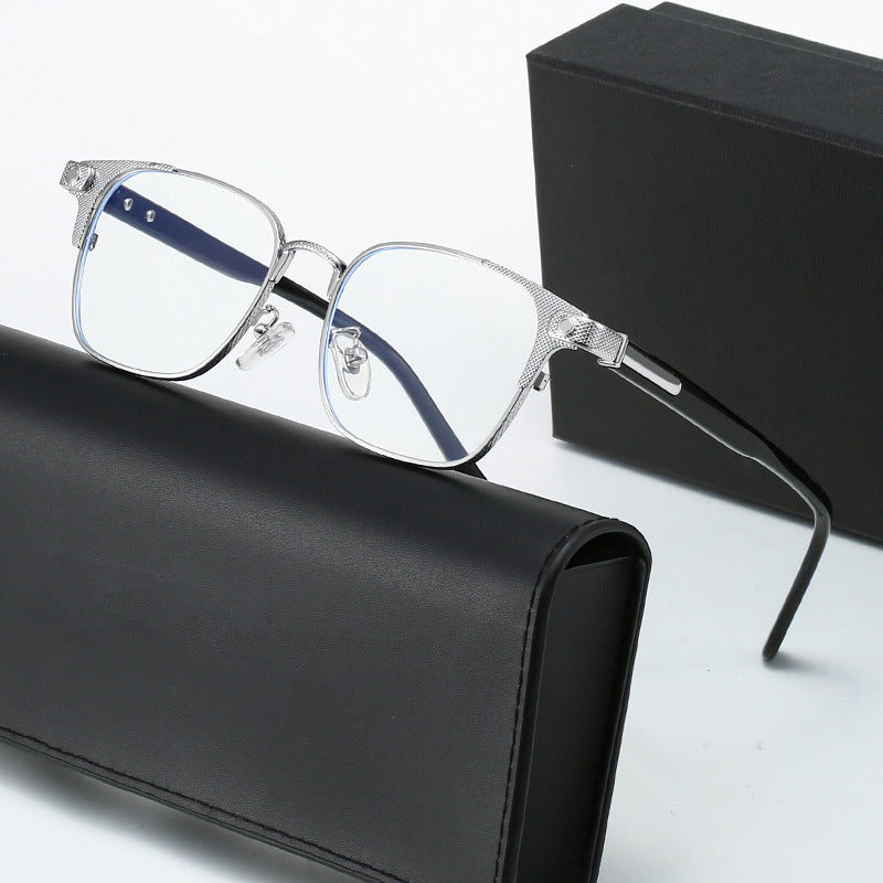 Damen modische Korrektionsbrille mit filigranem Metallrahmen Karnz