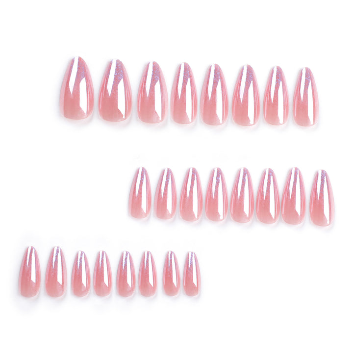 Kunstvolle Stiletto-Nägel mit Glitzer-Gradient und elegantem Design Karnz