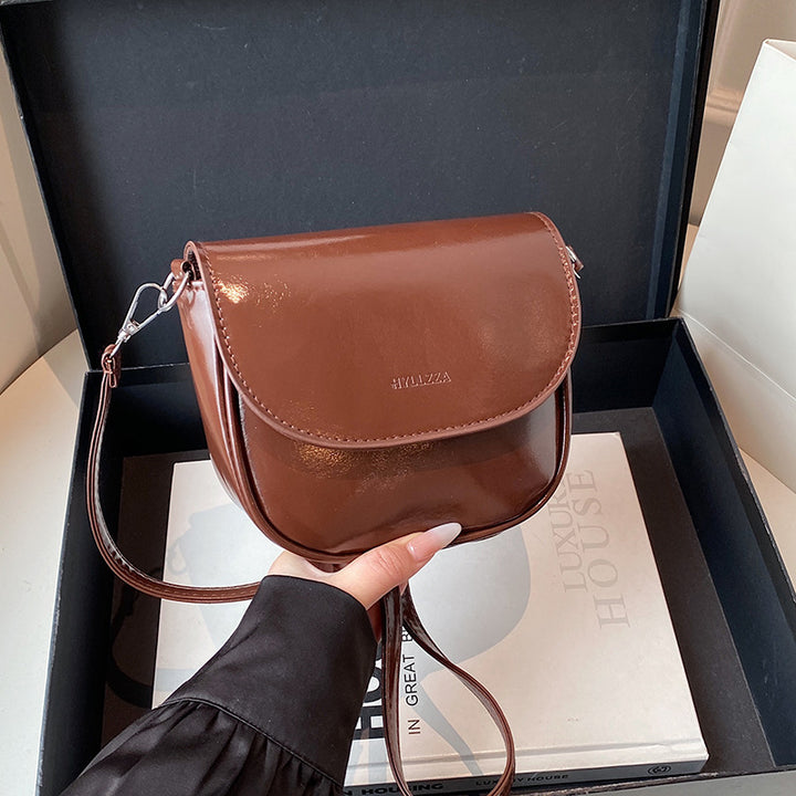 WoMinimalist Faux Leder Umhängetasche Karnz