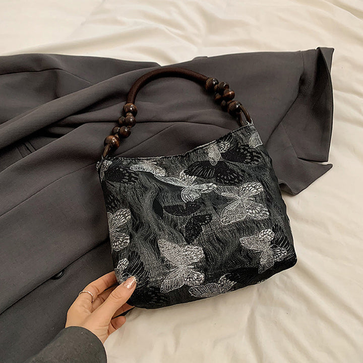 Elegante Schmetterlingsdruck-Handtasche