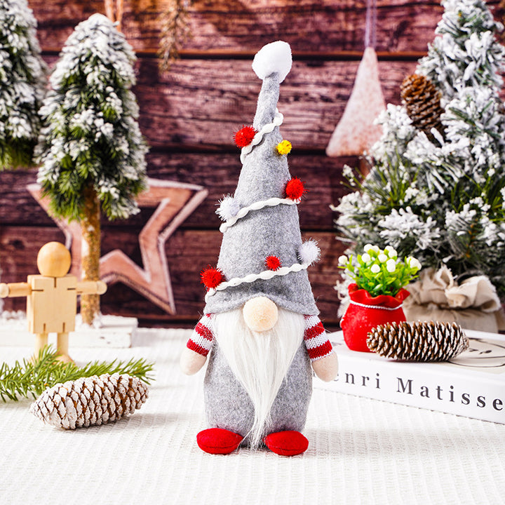 Dekorative Weihnachtsgnom Figur Karnz